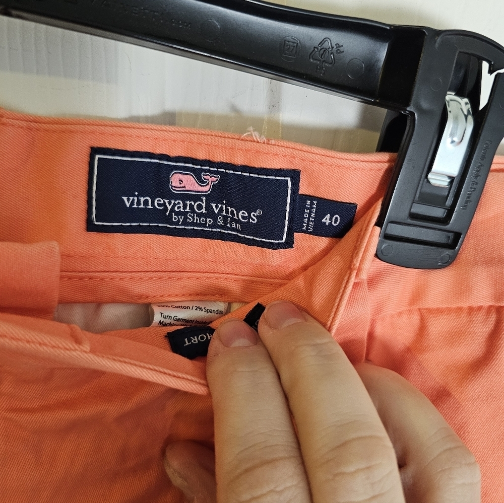 Vineyard Vines Mens Orange Golf Beach Shorts Size 40 - Picture 2 of 5